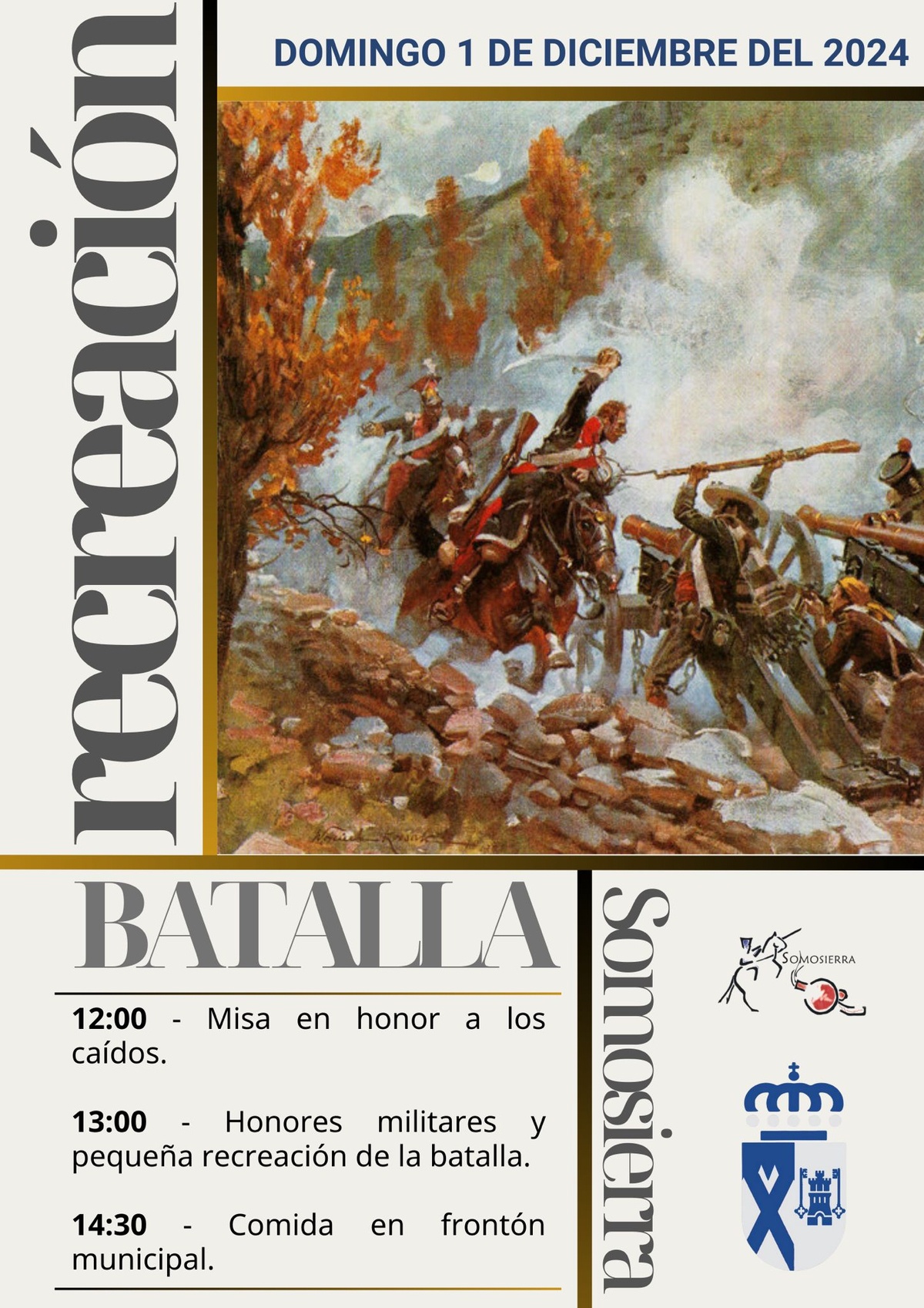 Cartel Batalla de Somosierra 2024